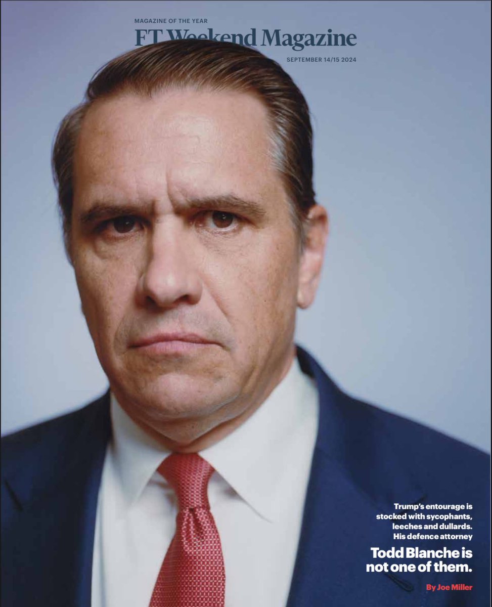 Matt Vella (@mattvella) on Twitter photo On @ftmag’s cover: the juicy, inside story of the Trump criminal trial & profile of the ex-liberal Manhattan attorney who thinks he can defend the former-president without losing his soul. Not sure how <a href="/JoeMillerJr/">Joe Miller</a> got this, but it’s a remarkable read on.ft.com/3MFnQz1 On @ftmag’s cover: the juicy, inside story of the Trump criminal trial & profile of the ex-liberal Manhattan attorney who thinks he can defend the former-president without losing his soul. Not sure how <a href="/JoeMillerJr/">Joe Miller</a> got this, but it’s a remarkable read on.ft.com/3MFnQz1