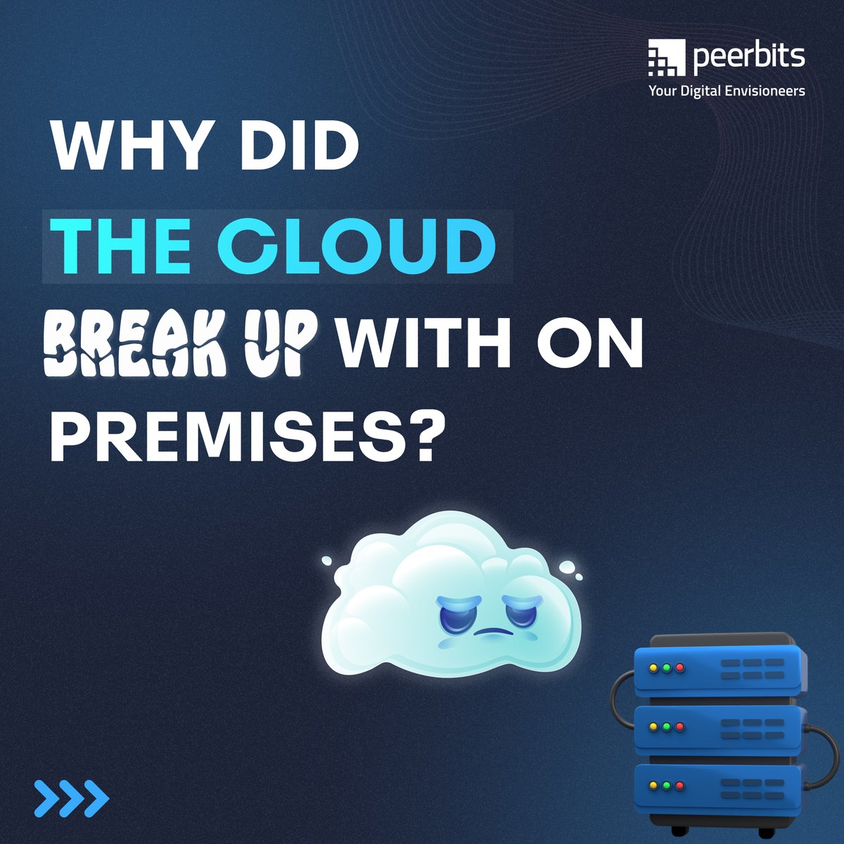 Peerbits's tweet photo. 𝐂𝐥𝐨𝐮𝐝 𝐒𝐞𝐫𝐯𝐢𝐜𝐞𝐬:☁️
Join us on this fun story of cloud's break-up with on-premise💔😉
check our:😎Our Cloud Solutions(that you can't ghost!)👉https://t.co/hUgkmTRpqE
#clouds #DigitalTransformation #technologies #AWS  #AI #cloudconsulting #technology #Peerbits https://t.co/K0nzSDA9Bk