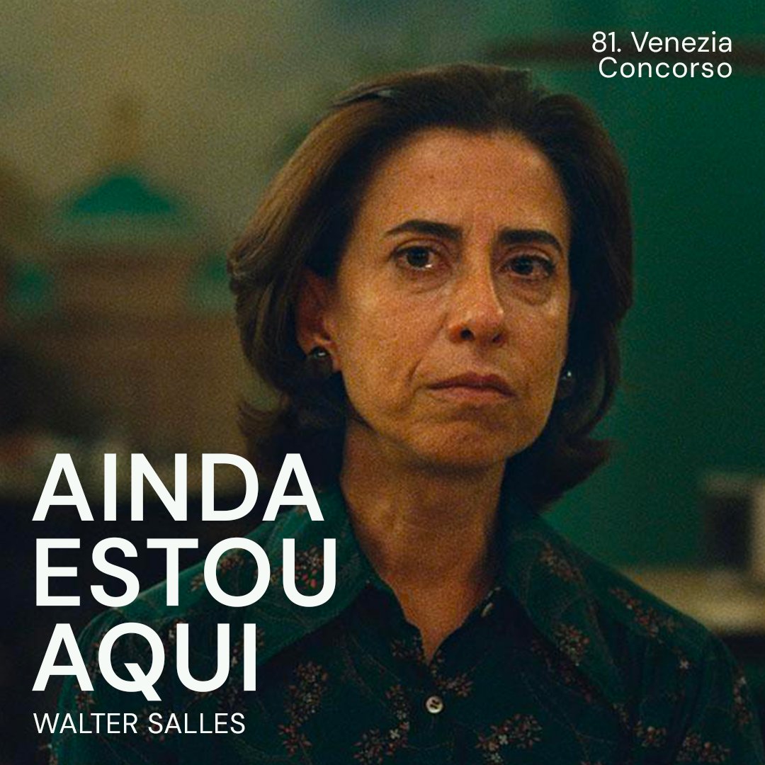 Si aggiungono altri due premiati dai titoli in Concorso #venezia81:
🎬LEURS ENFANTS APRÈS EUX di Zoran e Ludovic Boukherma;
🎬AINDA ESTOU AQUI di Walter Salles.
𝗟𝗲 𝘃𝗶𝗲 𝗱𝗲𝗹 𝗰𝗶𝗻𝗲𝗺𝗮 𝘁𝗼𝗿𝗻𝗮 𝗱𝗮𝗹 𝟭𝟵 𝗮𝗹 𝟮𝟳 𝘀𝗲𝘁𝘁𝗲𝗺𝗯𝗿𝗲.