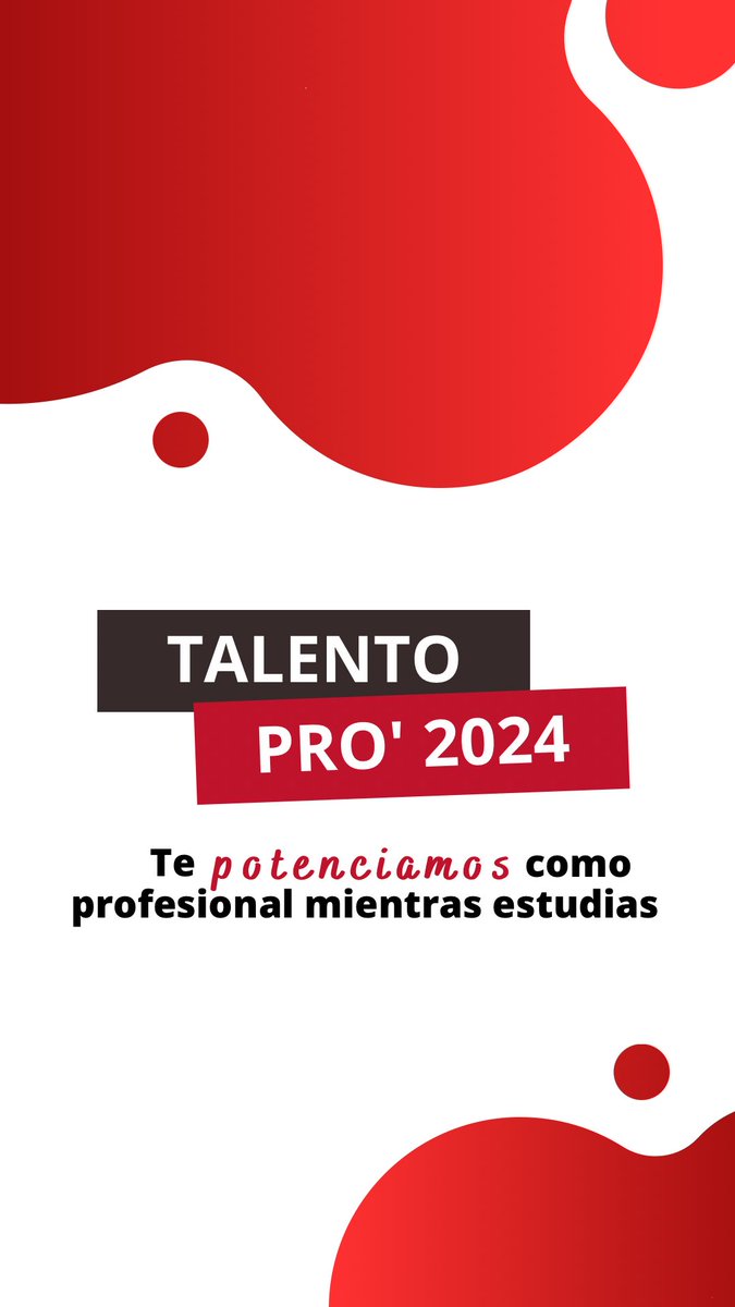 FabricaSevilla's tweet photo. ¿Eres estudiante y quieres desarrollarte profesionalmente mientras estudias?
¡Solicita tu plaza en #TalentoPro!🎓
🚀Potencia tus competencias
🤝Crea una red de contactos
✅Actividades exclusivas
📅Eventos todo el año
Presenta aquí tu candidatura⤵️
https://t.co/S288kRRUOm https://t.co/d4Z5HbOKGE
