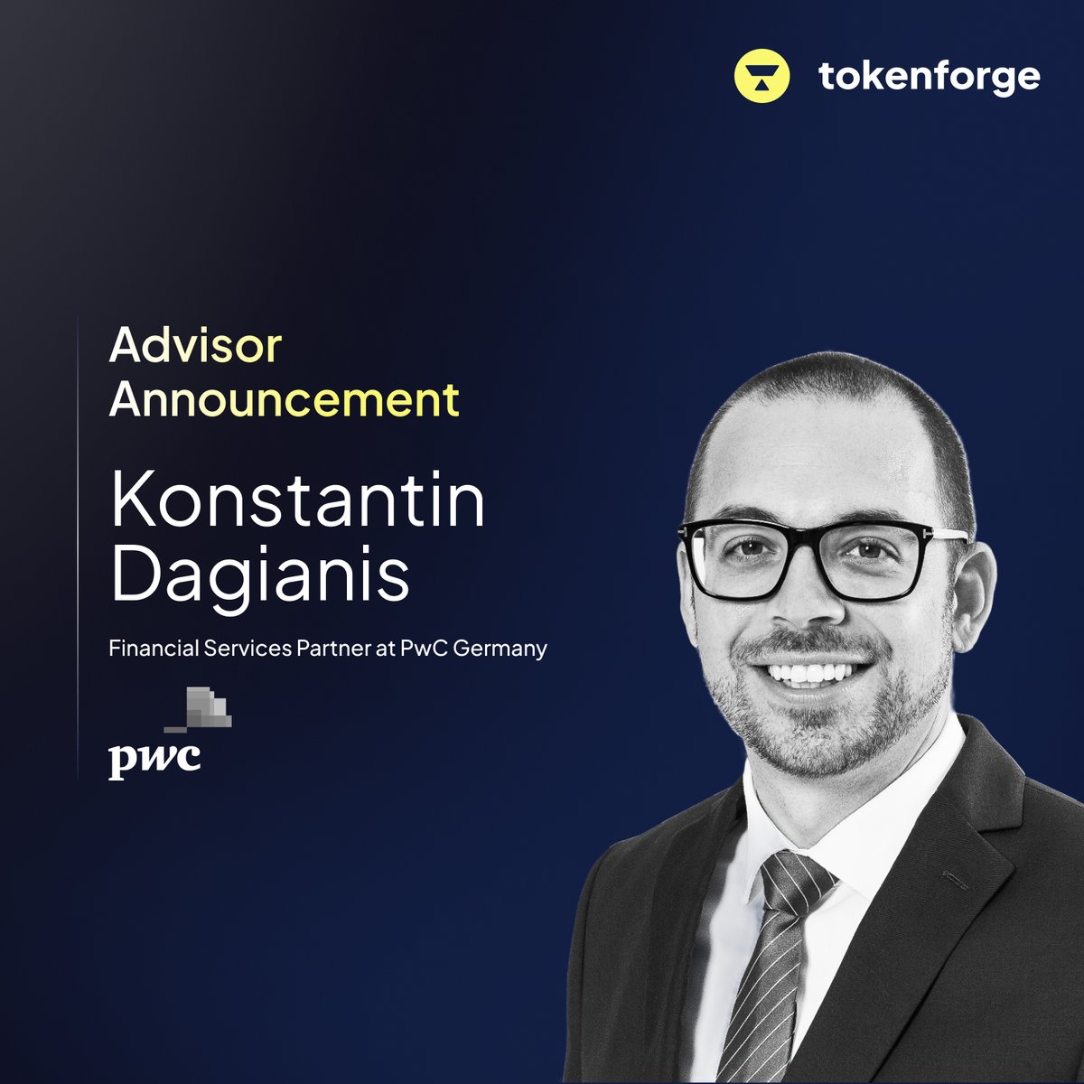 Welcome Konstantin Dagianis to our Advisory Board! 🎉

As a Financial Services Partner at <a href="/pwc_de/">PwC Deutschland</a> and an expert in blockchain Konstantin's extensive experience in risk and tech compliance is a huge asset. 

Excited to have you with us! 

#FinTech #Blockchain #Tokenization #RWA