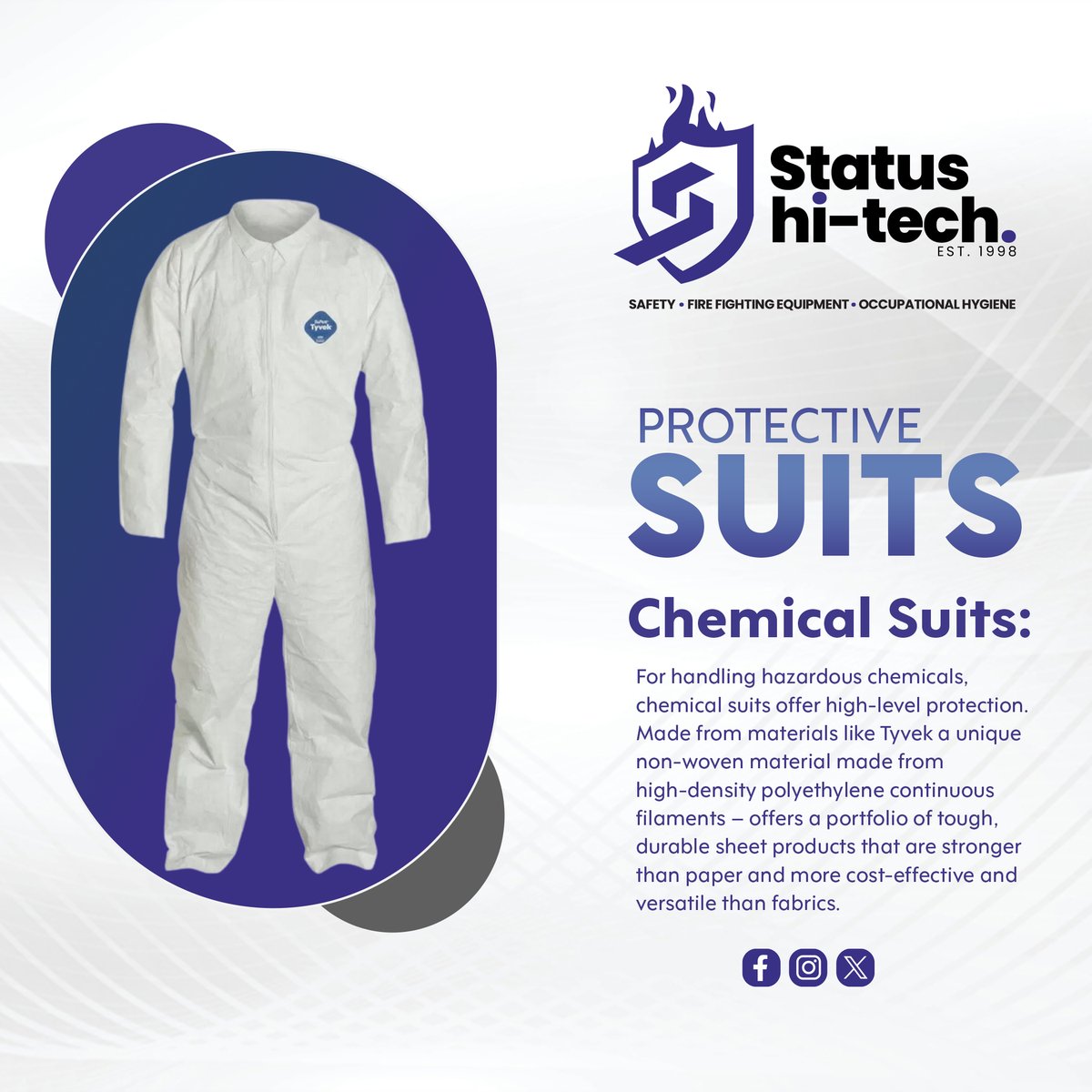 statushitech's tweet image. #StatusHiTech #Safety #FireFightingEquipment #OcupationalHygiene #SafetyFirst #ProtectiveGear #WorkSafe #SafetyFirst #JobSafety #Workwear
