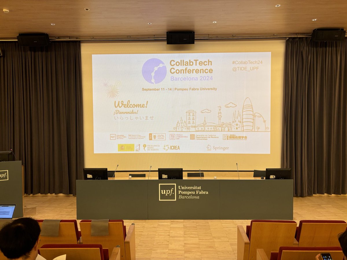 daviniahl's tweet image. ⁦#CollabTech24 about to start! ⁦@collabtech_conf⁩ ⁦@TIDE_UPF⁩ ⁦@enginyeria_upf⁩