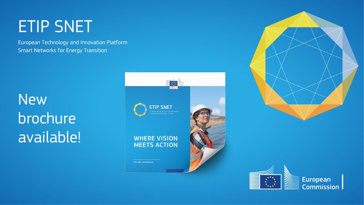 Check out the new #ETIPSNET publication to get a comprehensive overview of the initiative's strategic objectives, mission and involved stakeholders.

European Technology and Innovation Platform - Smart Networks for ⚡️ #EnergyTransition

🔗 europa.eu/!JVFDcW