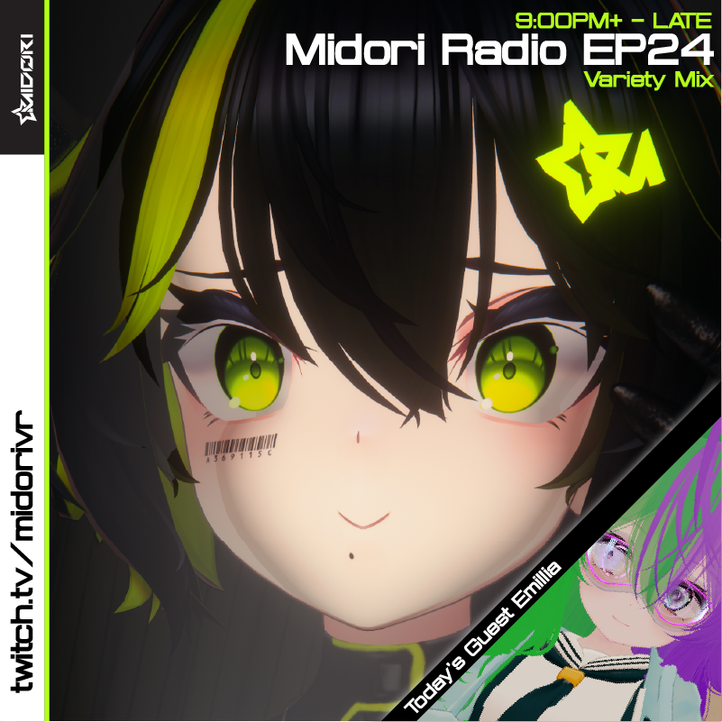 Midori โ
๐พ VRDJ (@midorivrdj) on Twitter photo Dori Radio EP24 FT
<a href="/computerfreaker/">Emillia ๐</a>
catch you guys later today!
@ twitch.tv/midorivr
#DoriLive
#DoriArt
#DoriRadio
#MYVT
#ENVTUBER
#VRDJ Dori Radio EP24 FT
<a href="/computerfreaker/">Emillia ๐</a>
catch you guys later today!
@ twitch.tv/midorivr
#DoriLive
#DoriArt
#DoriRadio
#MYVT
#ENVTUBER
#VRDJ