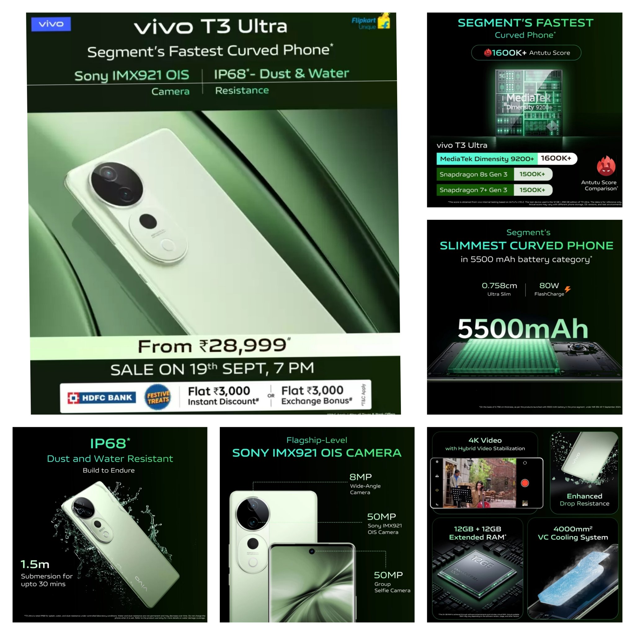 Vivo T3 Ultra 5G launched in India with 50MP selfie camera and 5500mAh battery