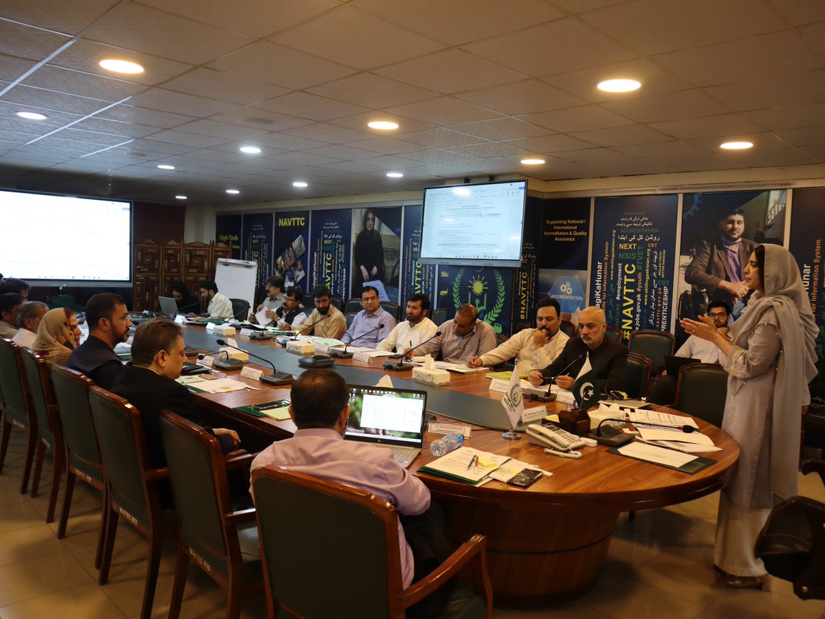 NAVTTCOfficial's tweet photo. Bridging the Skills Gap: Sectoral Skill Mapping Through Trade Associations in Pakistan.
Training sessions for the Field Team have commenced at NAVTTC Headquarters, Islamabad!
@EduMinistryPK
@MoIB_Official
@tdpa
#NAVTTC #tradeassociation #skillmapping #bridgingthegap #islamabad https://t.co/CRjFyuEyso