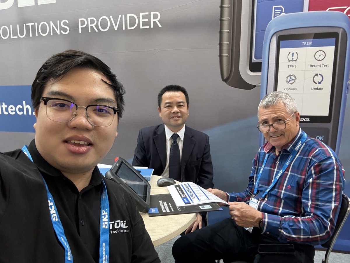 XtoolTech2010's tweet image. Cool guys with cool tools 😎
Smart tech for smart vehicle 🚗
#xtooltech #automechanikafrankfurt #automechanika