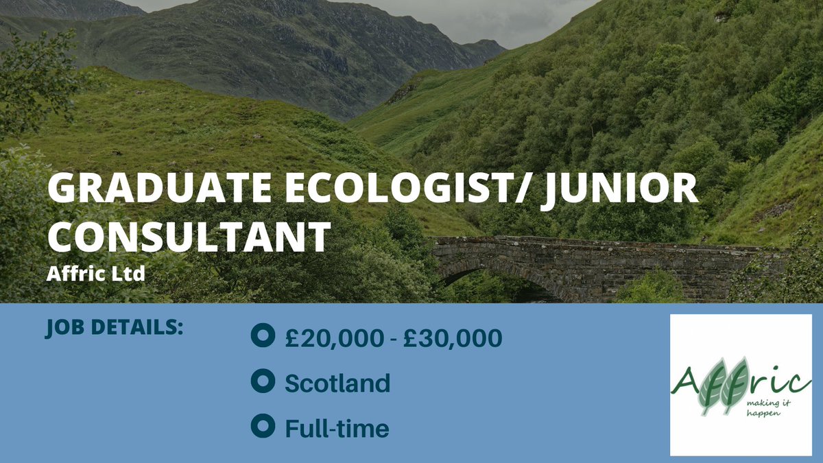 The role will be based primarily in the energy and infrastructure sectors providing ecology input as part of multidisciplinary teams to deliver projects.

Apply now 👉 cieem.net/job/graduate-e…