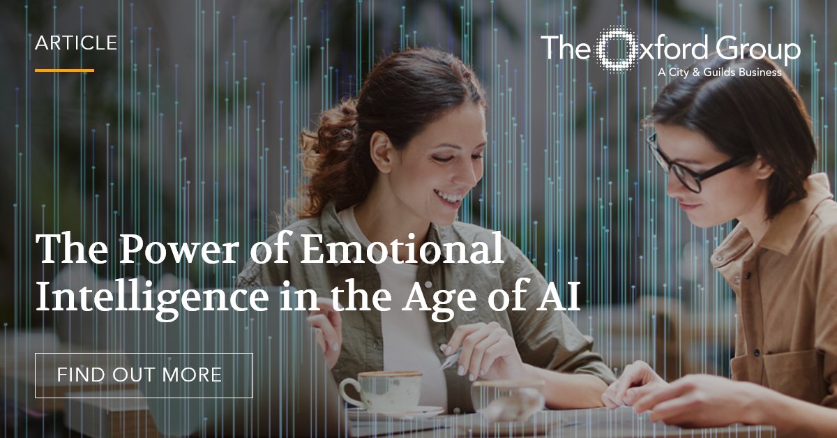 How can leaders thrive in the age of AI? It starts with emotional intelligence.

Want to learn how EQ can help you build trust, foster innovation, and lead with authenticity in a world driven by AI? 

Read article: ow.ly/vn1o50TkUtf

#Leadership #AI #EmotionalIntelligence