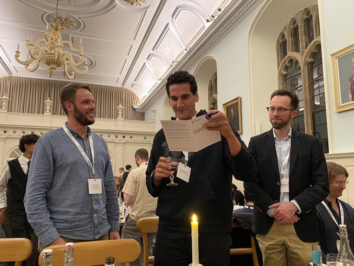 Jiayun Pang (@jiayunpang) on Twitter photo PhD student <a href="/Ahmedzaytoun145/">Ahmed M Zaitoun</a> presented his poster on predicting selectivity of C-H functionalization at the Faraday discussion on data-driven discovery in the chemical sciences at Oxford. Lots of interesting exchange of ideas (and one of the best conference dinners)! #FD_Data PhD student <a href="/Ahmedzaytoun145/">Ahmed M Zaitoun</a> presented his poster on predicting selectivity of C-H functionalization at the Faraday discussion on data-driven discovery in the chemical sciences at Oxford. Lots of interesting exchange of ideas (and one of the best conference dinners)! #FD_Data