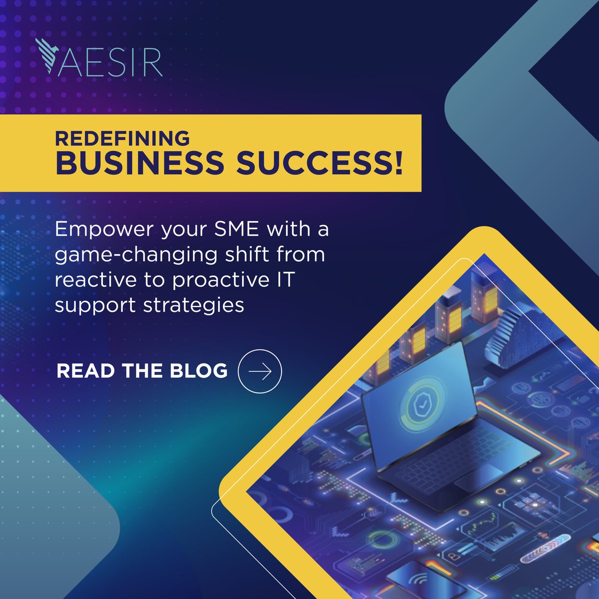 aesir_IT's tweet image. 🌟 Elevate your SME success with proactive IT support from Aesir! ⚡️ Shift from reactive to proactive strategies for stability and efficiency. It's not just support; it's a strategic advantage! 💻✨ #ITSupport #SMEs #ProactiveTech - aesir.co.za/2024/02/06/pro… 🚀