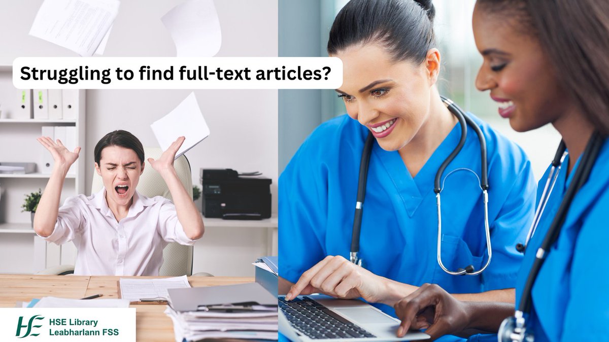 hselibrary's tweet photo. Struggle to find full-text research? ⏱️  
#HSELibrary offers LibKey! 

#LibKey Nomad browser extension gives you 1-click access to scholarly articles. Try it: https://t.co/WQvMWXkoxs

#HealthcareResearch #ResearchMadeEasy #FullTextAccess @NDTP_HSE @WeHSCPs
@NurMidONMSD https://t.co/OABePTS9JE