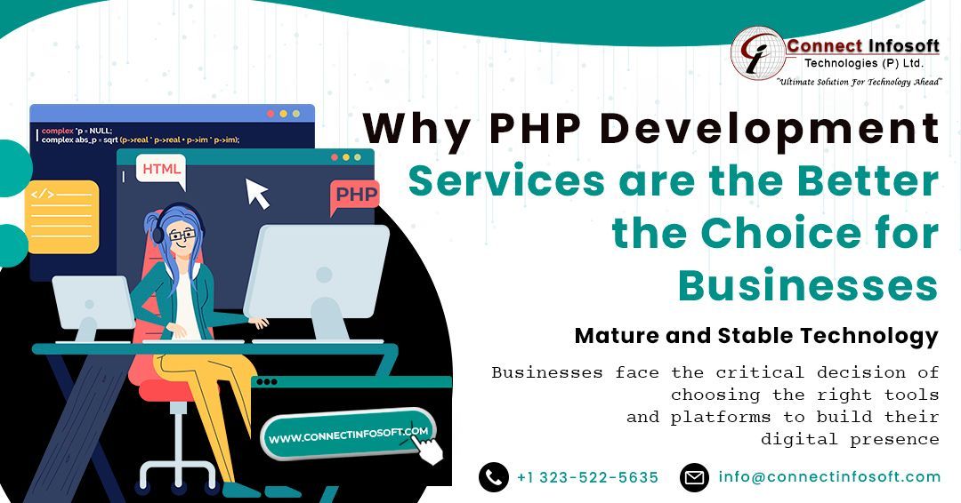 connectinfo_12's tweet image. Why PHP Development Services are the Better Choice for Businesses | Connect Infosoft
Read more: buff.ly/3AXthqq
#PHPDevelopmentServices #HirePHPDevelopers #ConnectInfosoft #HirePHP8DevelopmentSolution #LookingForPHPDevelopmentCompany #USA #India