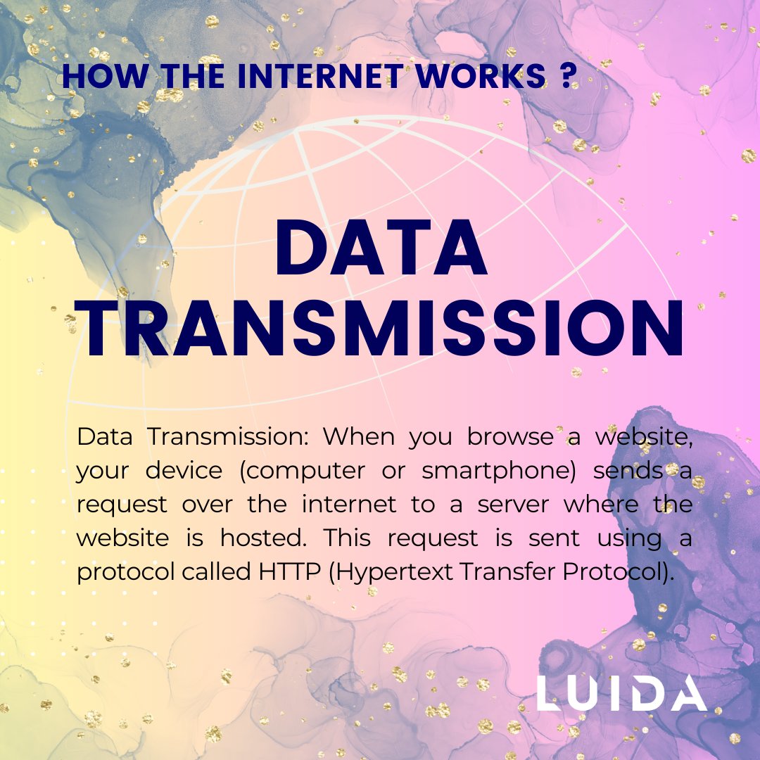 Luida_Singapore's tweet image. The Internet is a global network that connects millions of computers and devices, allowing them to communicate and share information. Here’s a simple breakdown of how it works:
#codingvsprogramming #softwaredevelopment #techeducation #programmingbasics
#Luida #luidasg #developers…