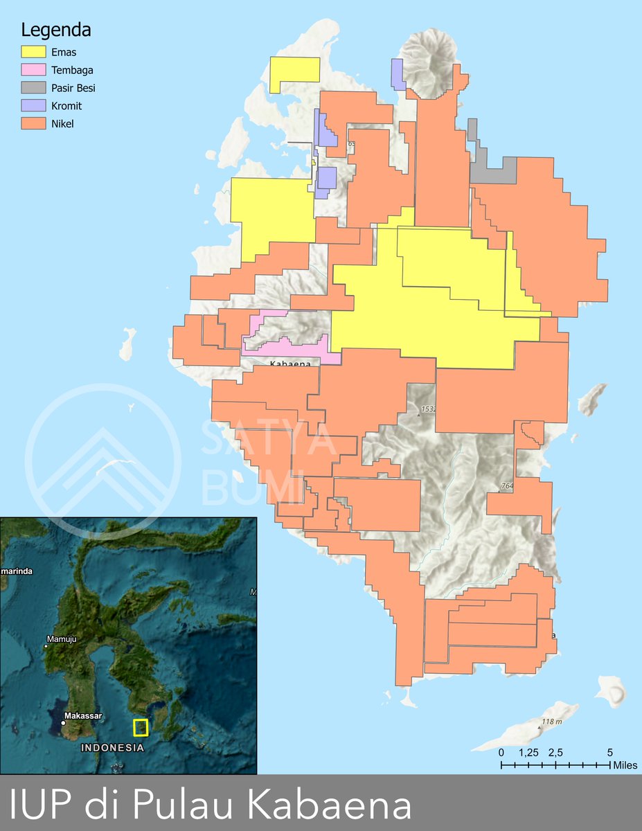 Adalah Suku Bajau, suku pengembara laut atau ‘gipsi laut’ terakhir di Bumi, jadi korban rakusnya demam NIKEL di Pulau Kabaena.

73% wilayah pulau tsb sudah memiliki IUP tambang NIKEL. Dan bbrp tambang lain.