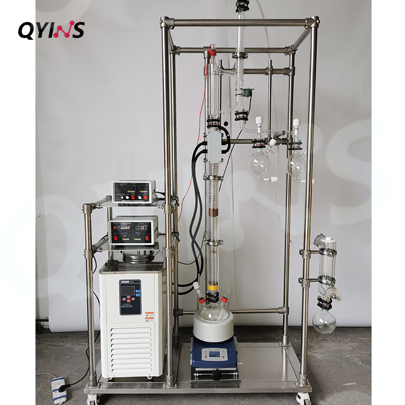 Qiyu_shanghai's tweet image. This is a small Distillation tower of our company. It is easy to operate and can be easily mastered by laboratory personnel. It can be used for extracting CBD, eicosapentaenoic acid, vitamin E, GMS, etc., and is widely used around you and me.#THCB #THCJD #CBD
