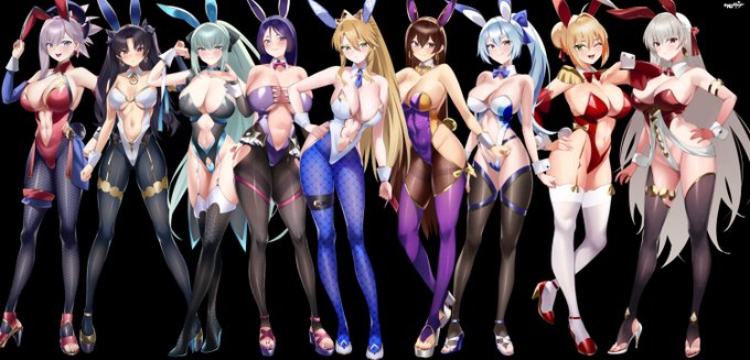 再掲
カルデアバニーズ✨✨✨
#FGO 