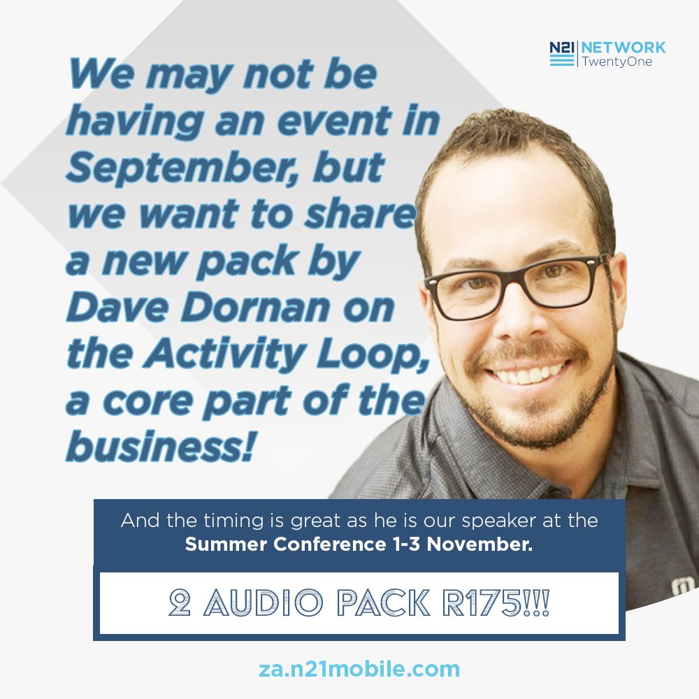 network21za's tweet image. This Pack is a Must Have! Available to all Titanium members as part of their membership. Available to all Basic members at an incredible price of R175.

#n21 #network21 #n21global #network21sa #n21events #n21international #n21strong #n21globalevents #BusinessPriorities