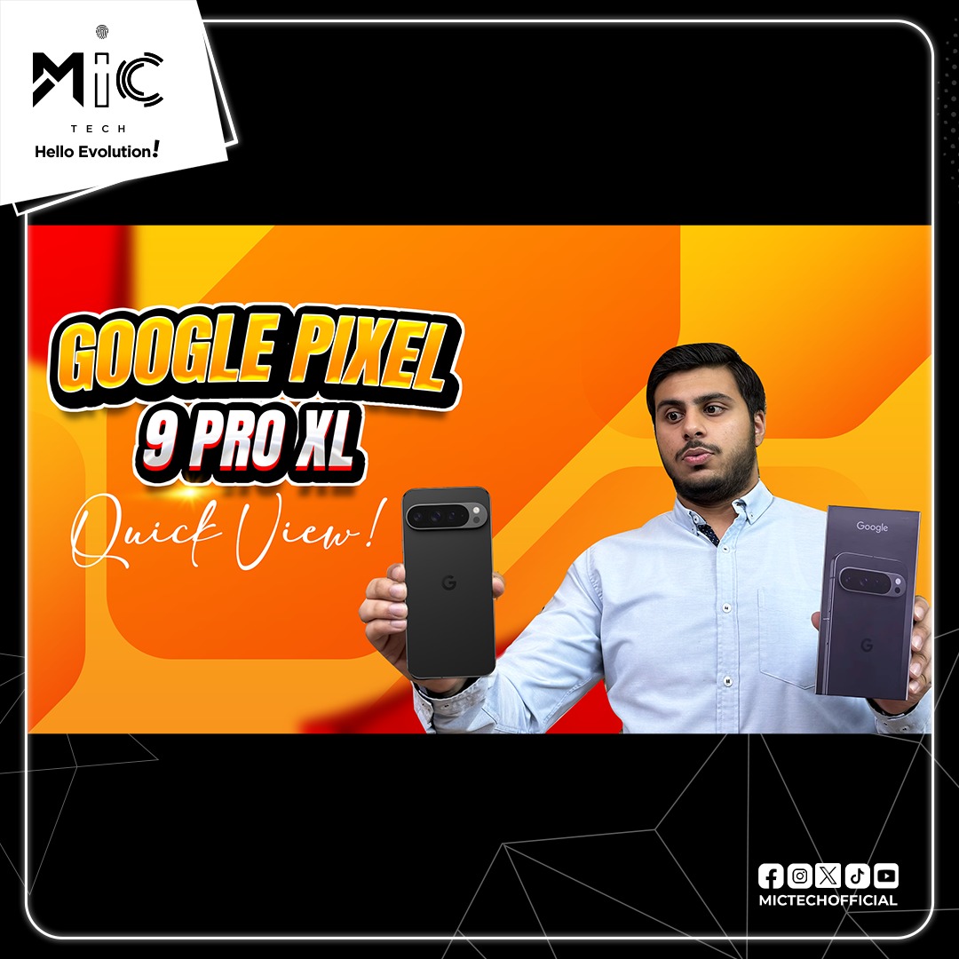 mictechofficiaI's tweet photo. Google Pixel 9 Pro XL Quick View! Should You Buy?
For Full Video Link in Bio!
#google #googlepixel #pixel9pro #pixelpro9xl #googlepixel9proxl #quickview #helloevolution https://t.co/t1nlc3U6s8