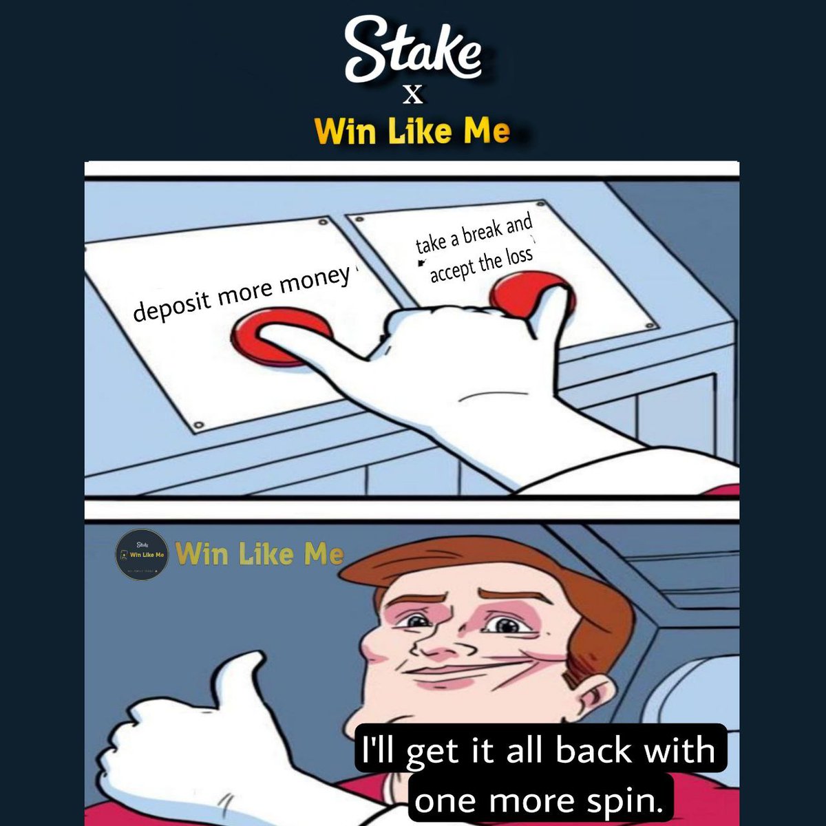 Win_Like_Me's tweet photo. I Think I Should Take A Break ๐๐๐ป
#memes #wingang #stake #stakeindia https://t.co/HqVYJ8J6yC