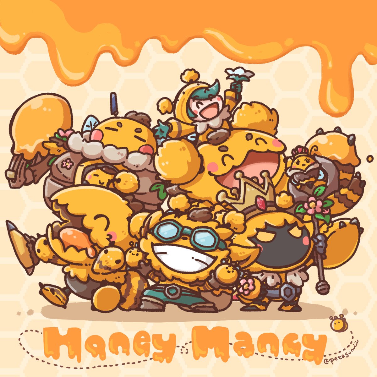 petagumiii's tweet photo. ぶんぶんっ🐝🍯🌸
#ArtofLegends #ArtofTFT https://t.co/O5KNQpSHyE