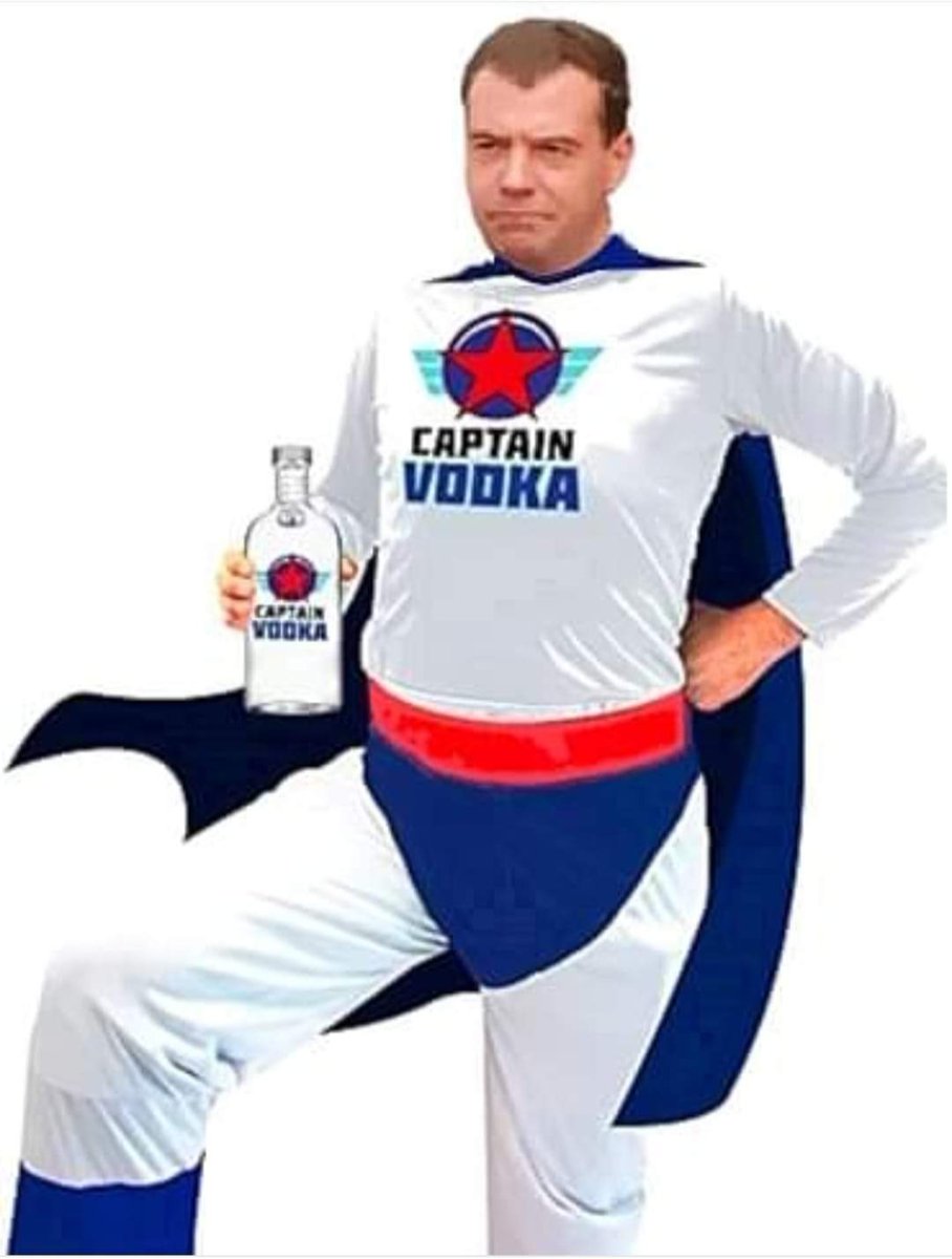 <a href="/MedvedevRussiaE/">Dmitry Medvedev</a> Wow, what a surprise! So you decided to climb out of the vodka bottle to write some bulshit here on Twitter? Maybe you should find your way back into the bottle and stay there. 
#CaptainVodka