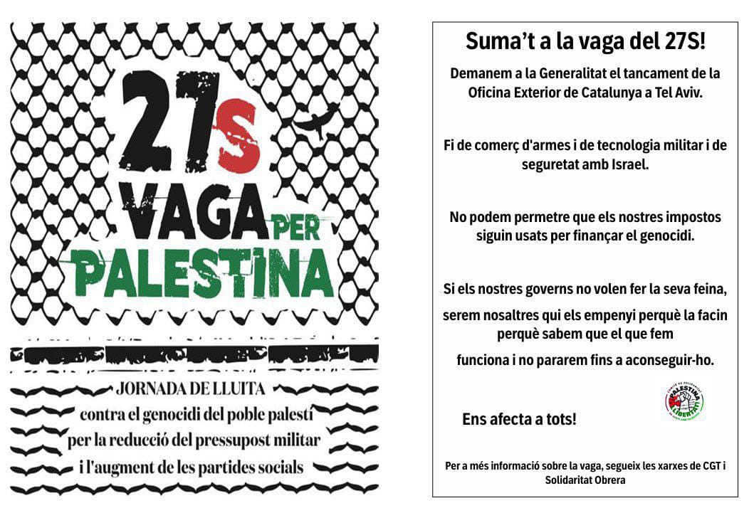 Comitè de Sants de Solidaritat amb Palestina tweet media