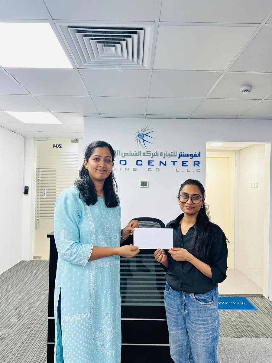 infocentertrade's tweet image. Celebrating Excellence! 📷 Congratulations to our Employee of the Month for their dedication, hard work, and outstanding contributions. Keep shining!
#EmployeeOfTheMonth #infocenter #teamwork #bestemployee #employeewellbeing