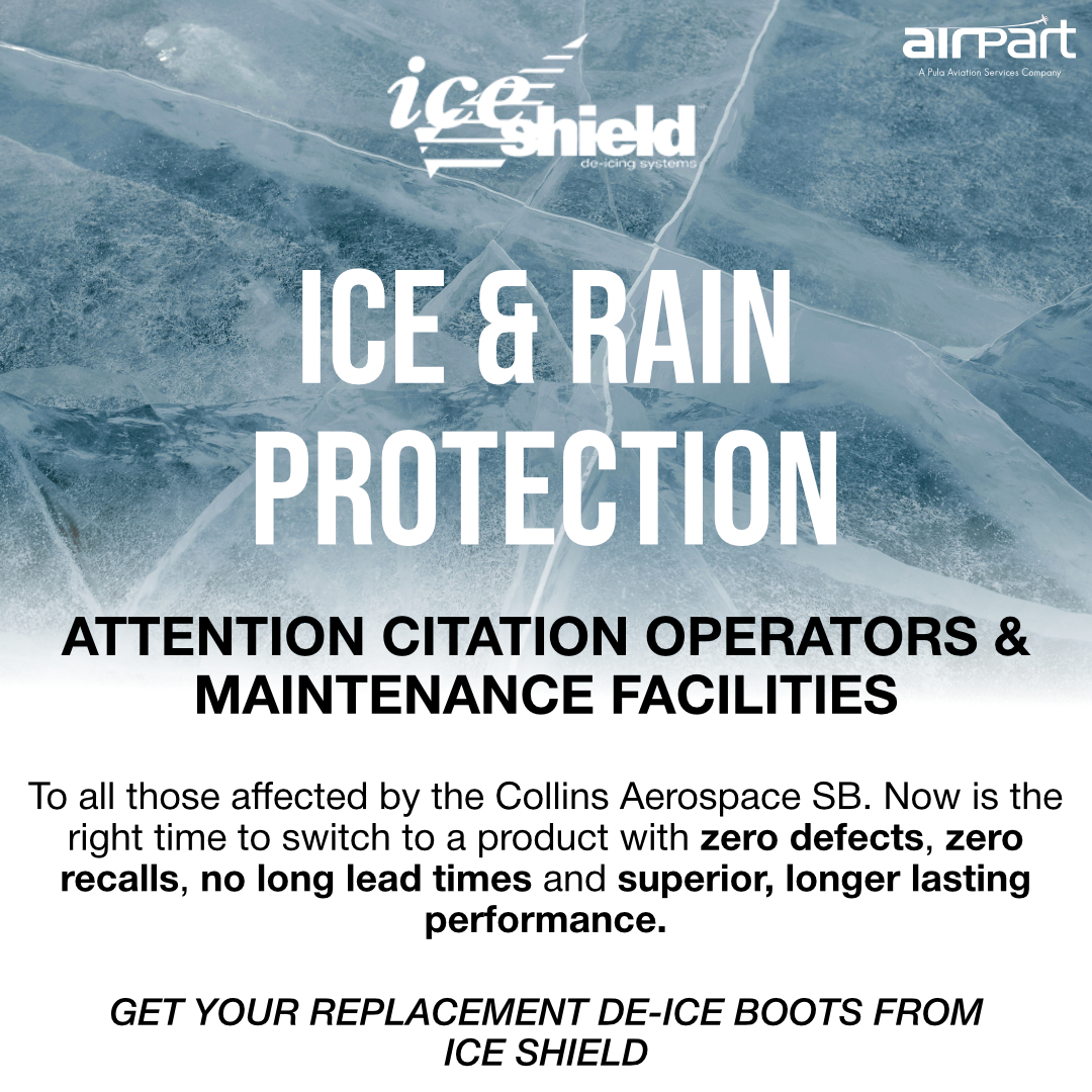 airpartsupply's tweet photo. Attention Citation operators and maintenance facilities effected by the Collins Aerospace SB.

Contact our team at sales@airpart.co.uk

#aircraftparts #aircraft #businessaviation #generalaviation #aviation #deice #distributor #winterready #citation #collinsaerospace https://t.co/JcGCGbiQfC