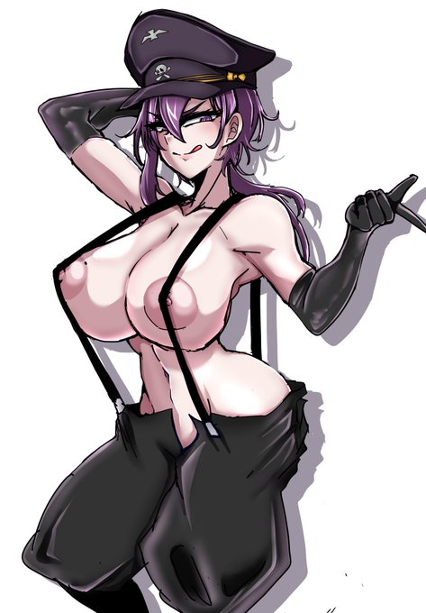 軍帽裸サスペンダーのうちの子 