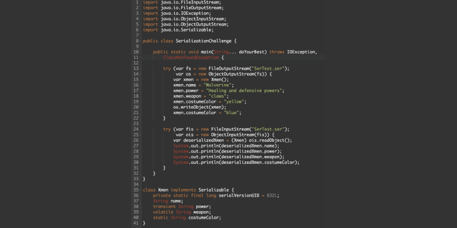 RafaDelNero's tweet image. Discover the process of object serialization and its transformation. Put your skills to the test with the Serializable Object Java Challenge!
🔗 bit.ly/4bKcEeU
#Java #Serialization #JavaChallenge #SoftwareEngineering