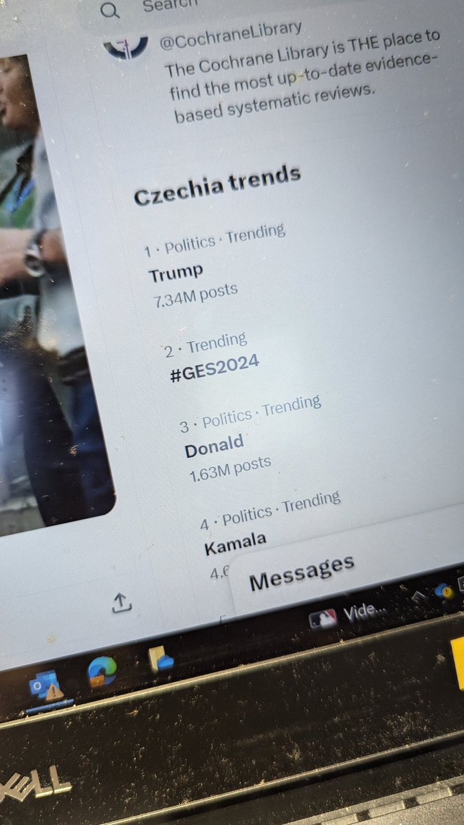 #GES2024 is trending in the Cheque Republic....welcome everyone to the side of X that is all about high quality evidence synthesis and collaboration! 🤗