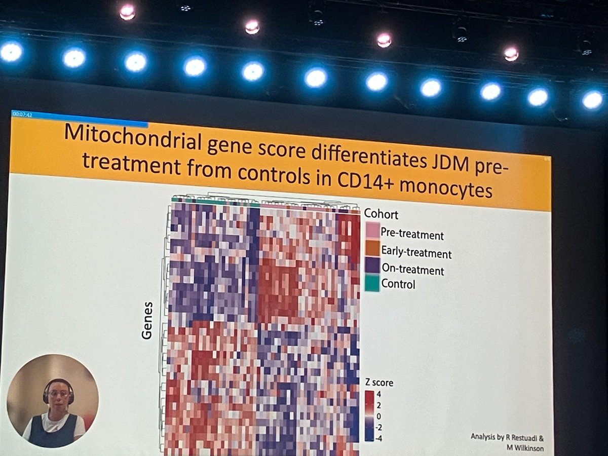UCL Rheumatology for Adolescents and Young Adults (@ucl_rheumaya) on Twitter photo Join us at #PReS2024 to hear Dr. Meredyth Wilkinson present on leveraging mitochondrial gene signatures to stratify Juvenile Dermatomyositis patient groups for more precise, targeted treatments! <a href="/meredythwilk/">Meredydd Wilkinson</a> Join us at #PReS2024 to hear Dr. Meredyth Wilkinson present on leveraging mitochondrial gene signatures to stratify Juvenile Dermatomyositis patient groups for more precise, targeted treatments! <a href="/meredythwilk/">Meredydd Wilkinson</a>