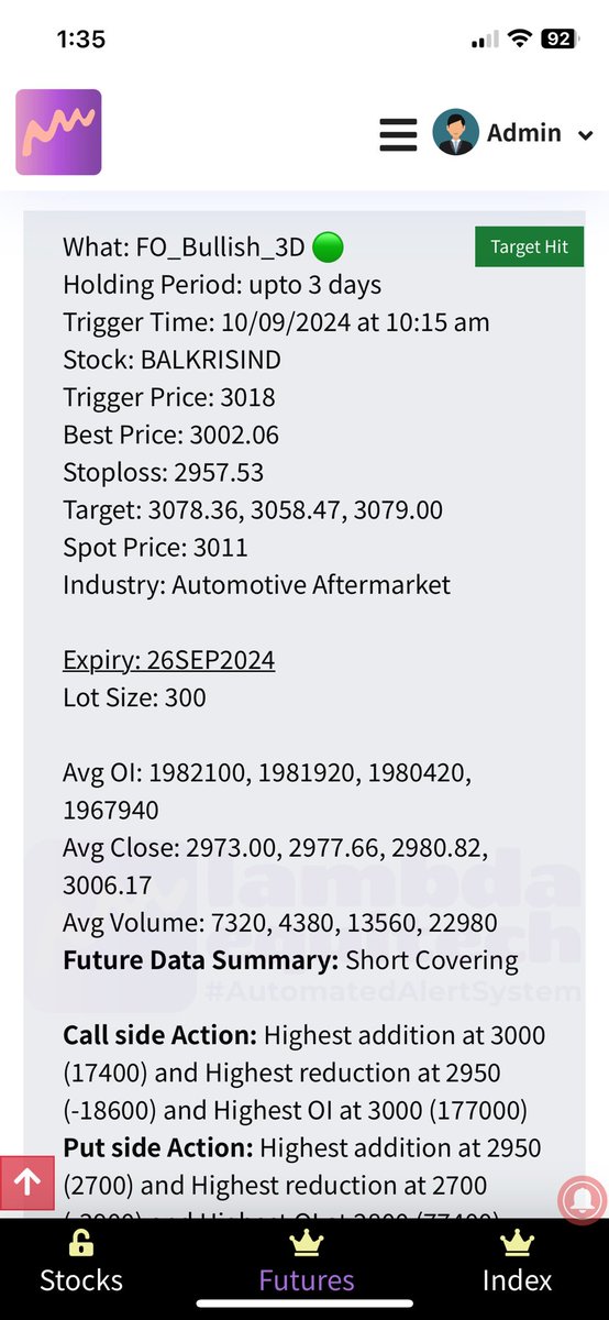 MarketVU_'s tweet image. Amazing alerts from #AutomatedAlertSystem 
#MarketVU #StockMarket