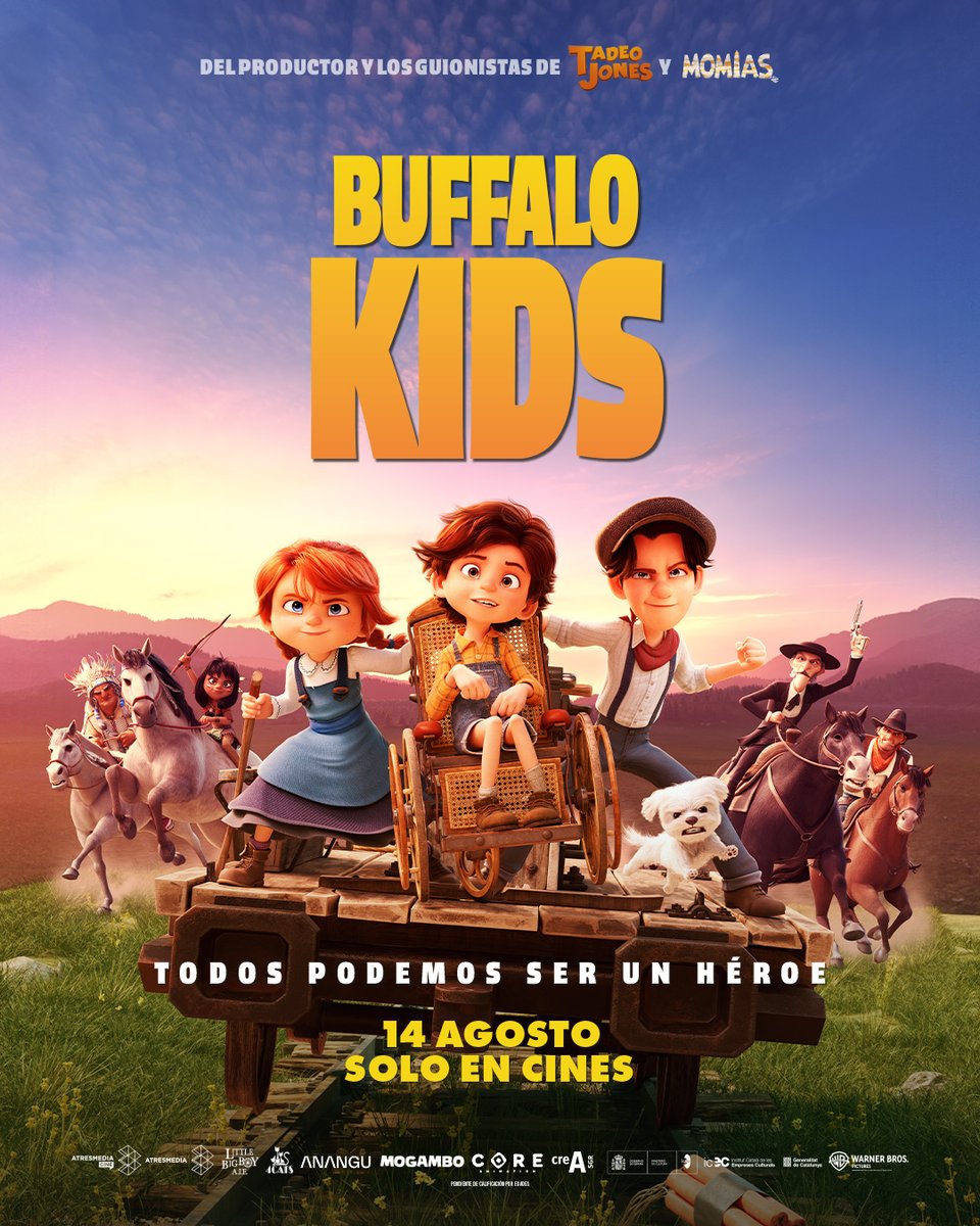 “BUFFALO KIDS” YA ES LA SEGUNDA PELÍCULA ESPAÑOLA MÁS TAQUILLERA DEL AÑO 2024.
.
La película de animación “Buffalo Kids”, codirigida por Galo y Pedro Solís, superó ayer los 4.067.000 euros.
.
elblogdecineespanol.com/?p=75895
.
#4catspictures <a href="/cineespanol/">Blog de Cine Español</a>