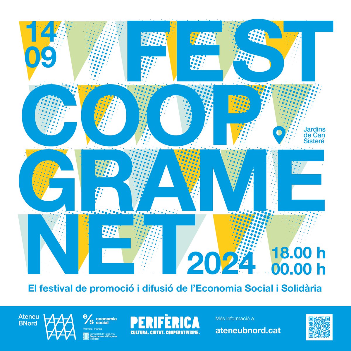 Què fareu aquest dissabte?
 14 de setembre 🗓️ #FestCOOP #Gramenet
No us perdeu el festival de l'ESS i el cooperativisme de Santa Coloma
ateneubnord.cat/festcoop-grame…
