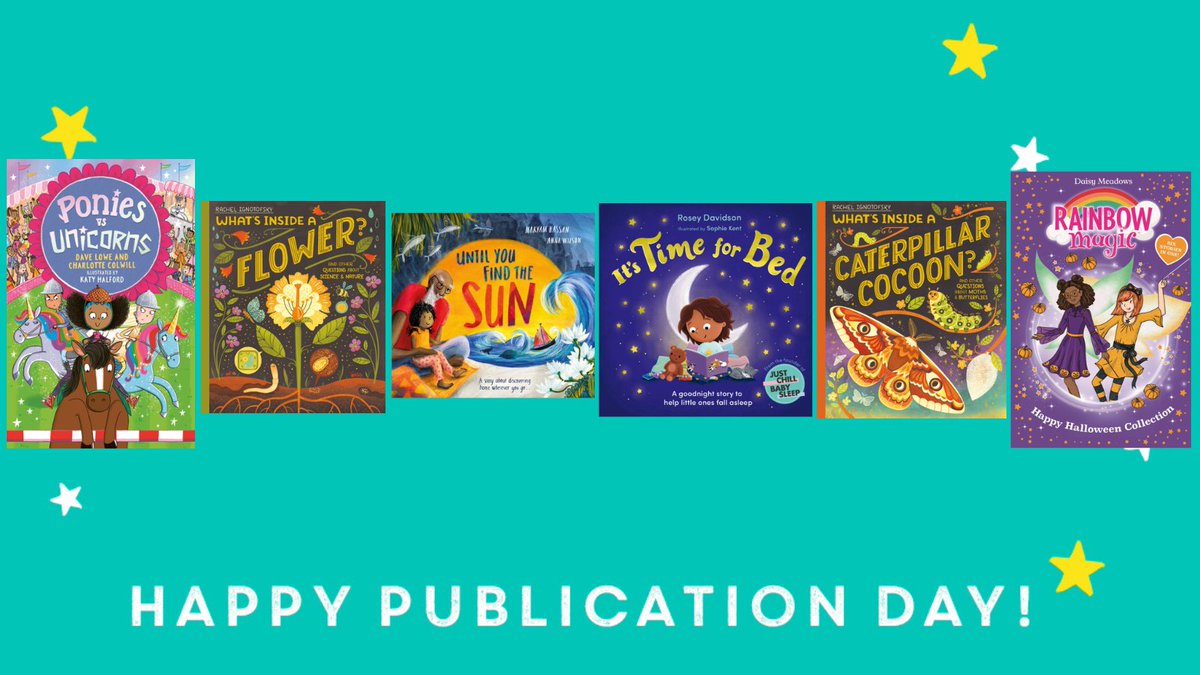 Happy publication day to our wonderful authors and illustrators who have books hitting the shelves today! 📚

This week is jam packed with new books to suit all interest and reading levels. Enjoy stories full of magic, adventure, friendship and everything in between⭐