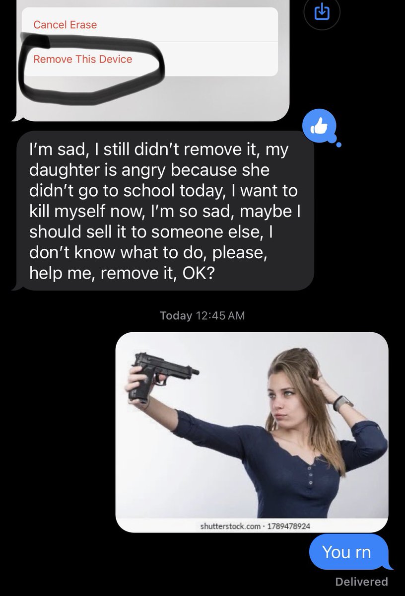tessiconic's tweet photo. The scammer who stole my phone is texting me <3 https://t.co/PFeSElooji