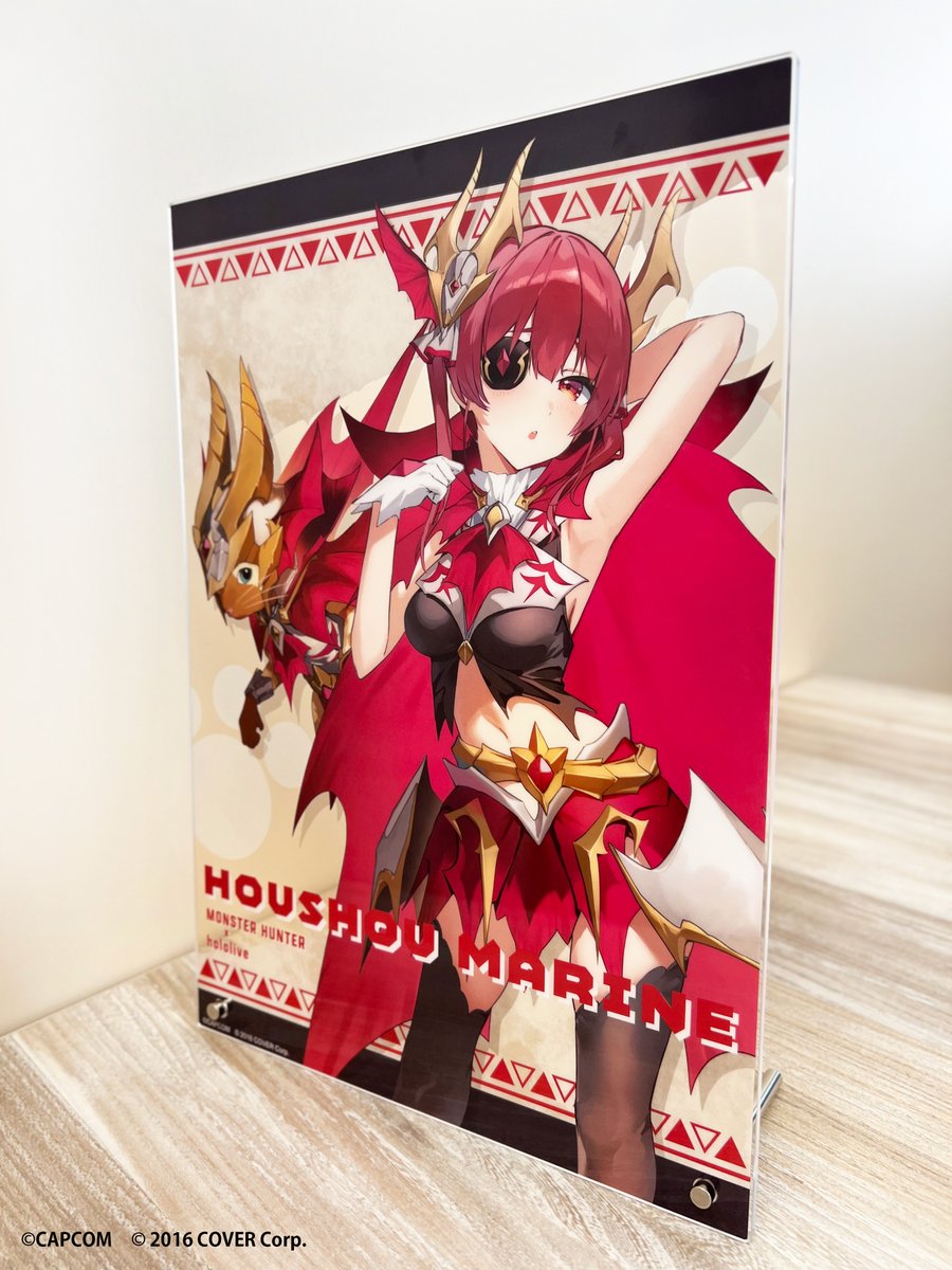 ホロライブ 3期生 × ＃モンハン コラボが登場🐱 ＼ A4サイズの