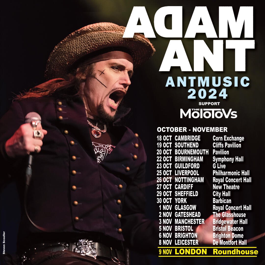 We’re pleased to announce the The Molotovs are supporting on the forthcoming ANTMUSIC 2024 tour