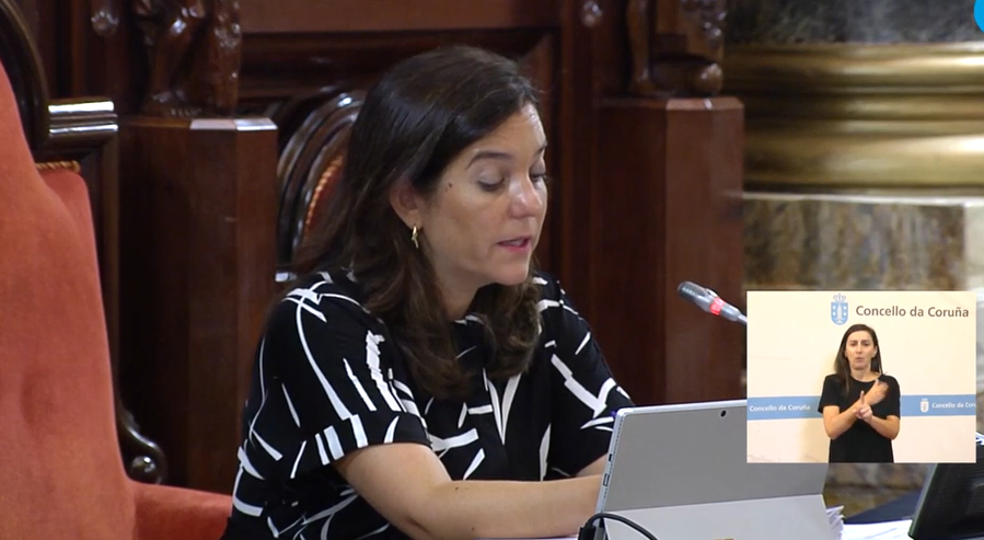 BNGACorunha's tweet image. 📌A alcaldesa dá lectura a unha declaración institucional neste #PlenoSetembro, a da 𝐀𝐝𝐡𝐞𝐬𝐢𝐨́𝐧 𝐝𝐨 𝐂𝐨𝐧𝐜𝐞𝐥𝐥𝐨 𝐚́ 𝟑 𝐌𝐚𝐫𝐜𝐡𝐚 𝐌𝐮𝐧𝐝𝐢𝐚𝐥 𝐩𝐨𝐥𝐚 𝐏𝐚𝐳 𝐞 𝐧𝐨𝐧 𝐕𝐢𝐨𝐥𝐞𝐧𝐜𝐢𝐚.