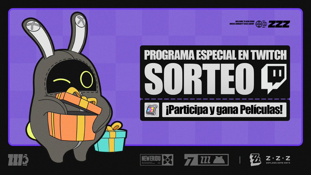 ZZZ_ES's tweet photo. 🎁¡El sorteo de Películas del programa especial en Twitch está a punto de comenzar!

¡Participa en el evento para tener la oportunidad de ganar Películas!
>> https://t.co/SwkUjKBJTQ

▼ Premios del evento: 
Seleccionaremos al azar a 60 participantes que recibirán: Película ×100.

▼ Cómo participar:
1. Sigue nuestra cuenta oficial de Twitch >> https://t.co/SwkUjKBJTQ
2. Durante la transmisión, comparte tus opiniones sobre el programa especial en el chat para entrar en el sorteo.

▼ Duración del evento:
13 de septiembre a las 19:15 (UTC +8)

▼ Información importante:
1. Nos pondremos en contacto con los proxies ganadores una vez que se publiquen los resultados a través de un mensaje privado de la cuenta oficial de Twitch. Para evitar perderte cualquier información, comprueba que no hayas bloqueado los mensajes privados de desconocidos en «Configuración» - «Seguridad y privacidad» de tu cuenta de Twitch.
2. El reparto de premios se comparte entre todas las plataformas oficiales de Twitch.
3. Tras el anuncio de los premiados, se enviarán los premios de Películas al correo interno del juego de los proxies ganadores en un plazo de 30 días hábiles. No olvides reclamarlos a tiempo. De lo contrario, se considerará que renuncias a ellos.

▼ Reglas del evento:
>>> https://t.co/2cn6eReer7

#zzzero #zzzontwitch #zzzProgramaEspecial
