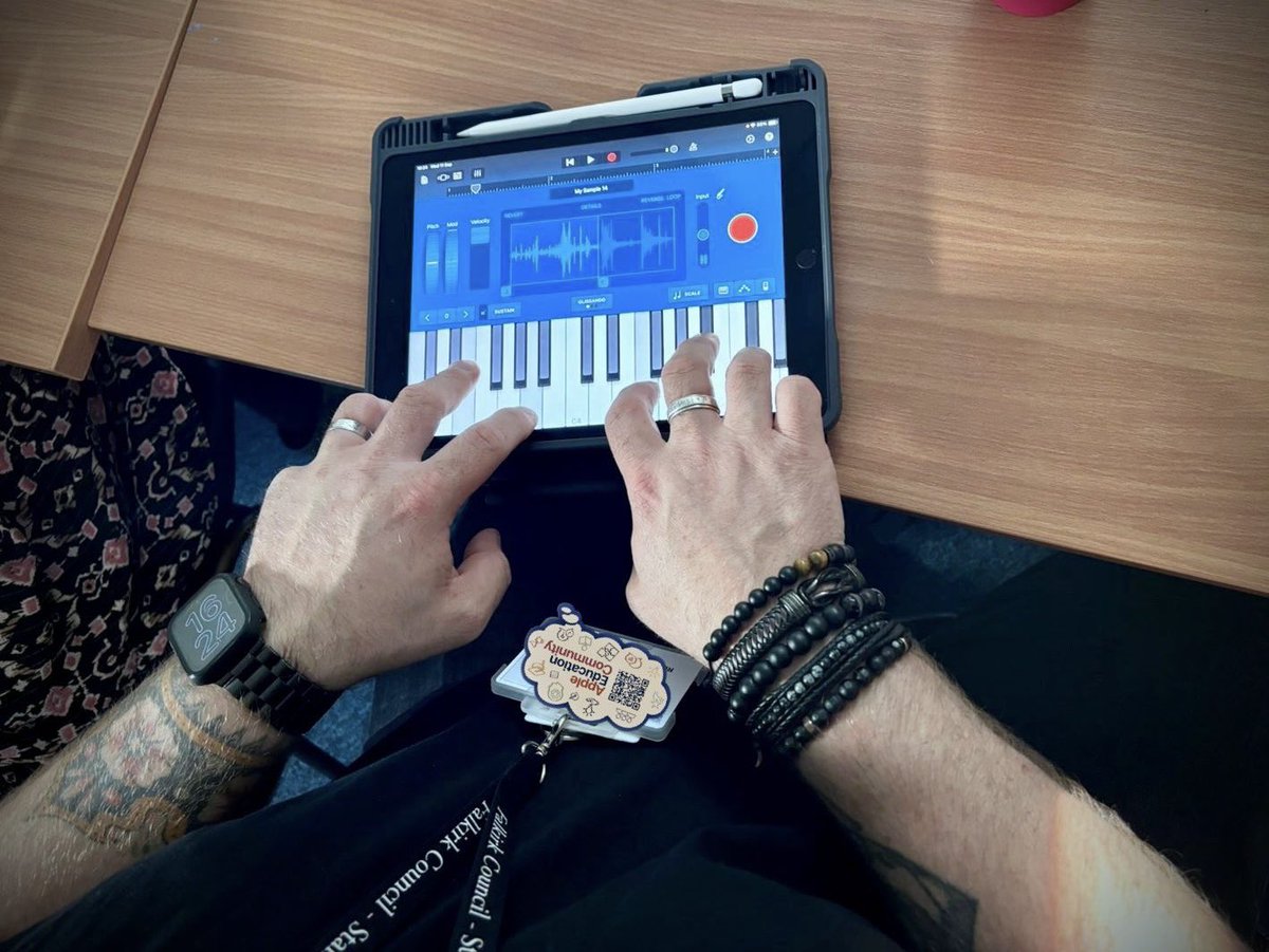 Falkirk Apple RTC (@falkirkrtc) on Twitter photo A huge big Falkirk thank you to <a href="/dsorah/">Donald Sorah</a> for a wonderful hands on session for our music educators. From composing with found sounds to playing together as an iPad ensemble you gave us LOTS to be inspired by! 🙌✌️🇺🇸🏴 A huge big Falkirk thank you to <a href="/dsorah/">Donald Sorah</a> for a wonderful hands on session for our music educators. From composing with found sounds to playing together as an iPad ensemble you gave us LOTS to be inspired by! 🙌✌️🇺🇸🏴