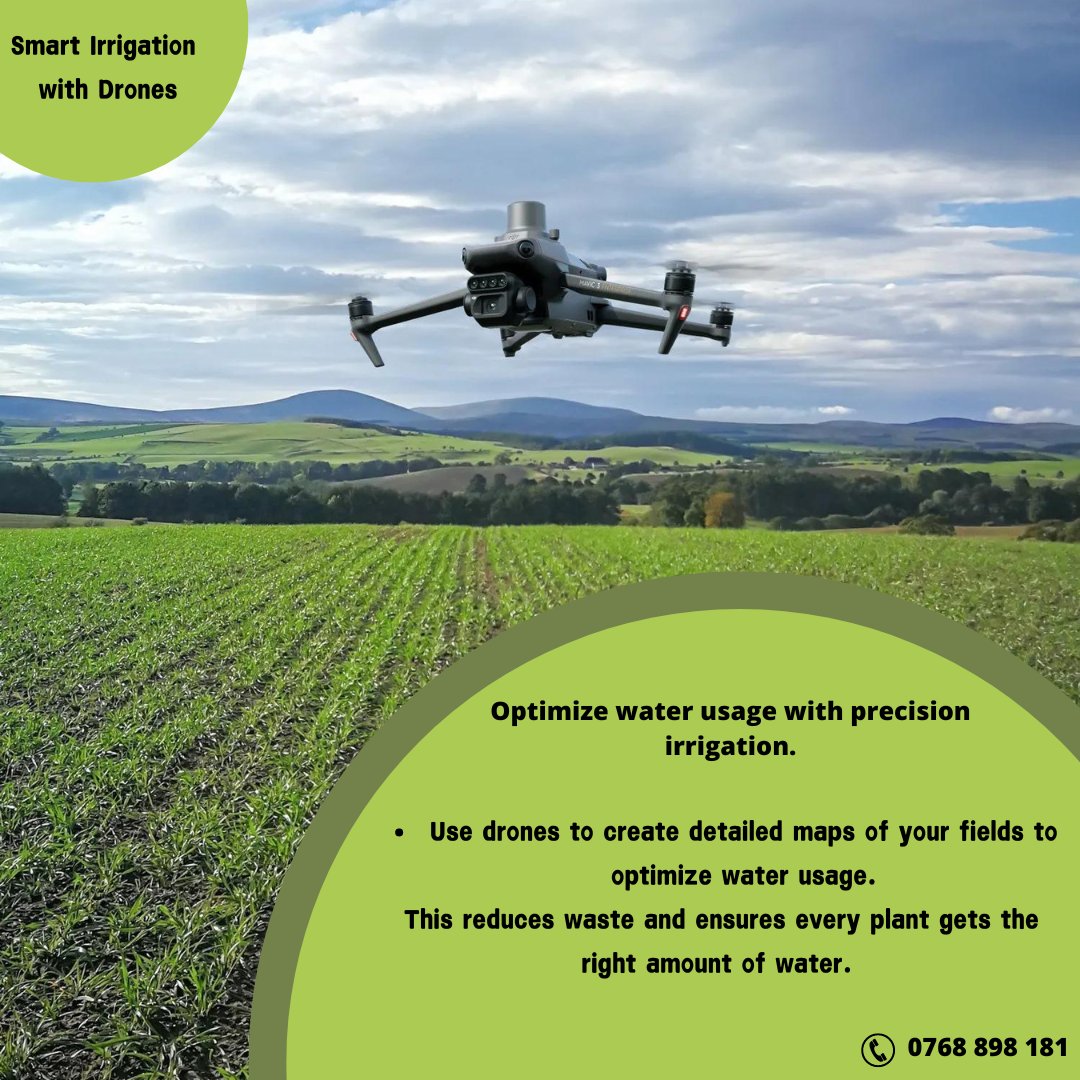 AgricDrones2023's tweet image. #smartirrigation #dronefarming #agriculture #cropcare #dronemapping #watermanagement #ADL