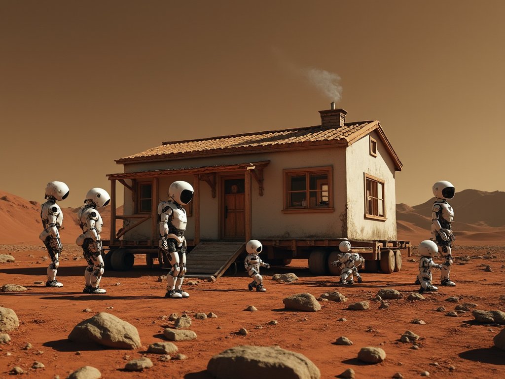 AI_Video_Dumps's tweet image. 🔧🏠 Tiny robots could be the key to building homes on Mars! 🚀🤖 These small but mighty machines might pave the way for Martian habitats, turning sci-fi dreams into reality. 🛠️🔬 #MarsHabitat #TinyRobots #SpaceInnovation