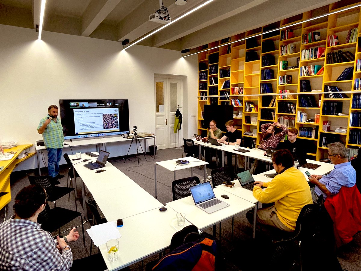 Great start to the RoboRoyale General Assembly in Prague at <a href="/CVUTPraha/">ČVUT v Praze</a>. All partners have joined from @comp_sci_durham, <a href="/UniGraz/">Uni Graz/University of Graz</a>, <a href="/cyberFEL/">Cyber FEL ČVUT</a>, <a href="/MetuRomer/">METU/ODTU-ROMER</a>, and <a href="/SwaCILab/">SwaCIL</a>