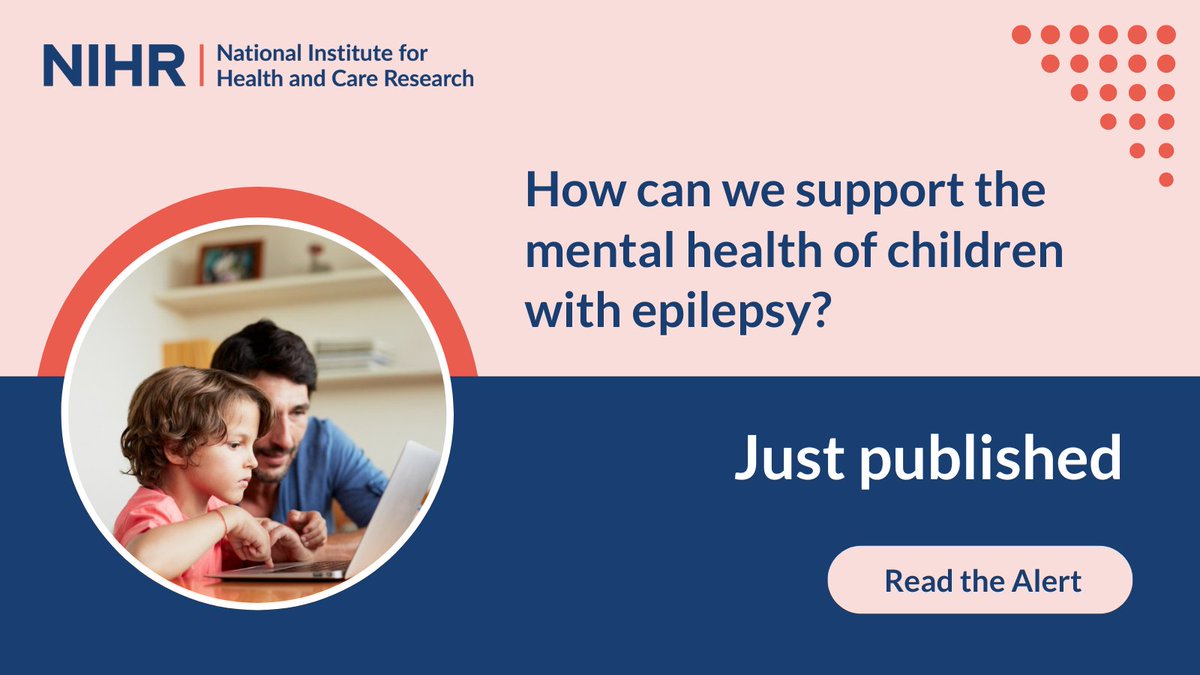 Many children with #epilepsy have poor mental health, yet epilepsy treatment centres don't often have mental health specialists on the team.

Research tested an intervention, delivered by epilepsy clinicians, and found it improved children's mental health:
evidence.nihr.ac.uk/alert/how-can-…