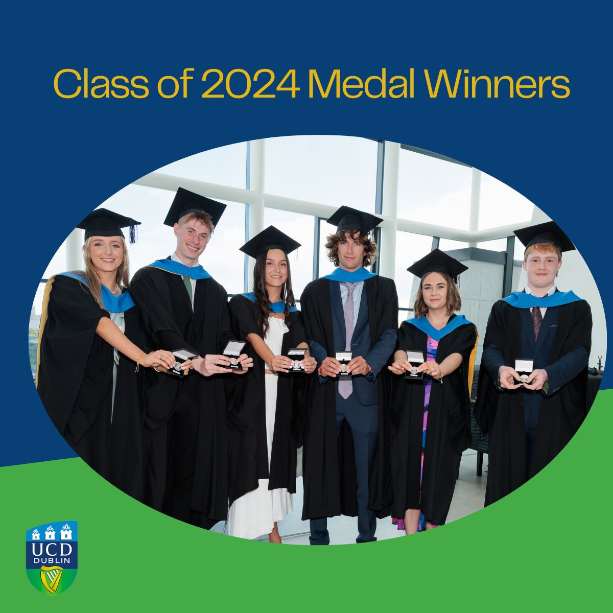 🥇Huge congrats to the SBBS Medal Winners for top BSc performance🏅

Robyn Leahy - #Pharmacology
James Plant - #Biochemistry
Rachel Grogan - #Neuroscience
Liam Lenihan - #Genetics
Kate Dunne - #Microbiology
Hugh Murphy - #BestBiochemProject

Full story👉tinyurl.com/mwst6zfp