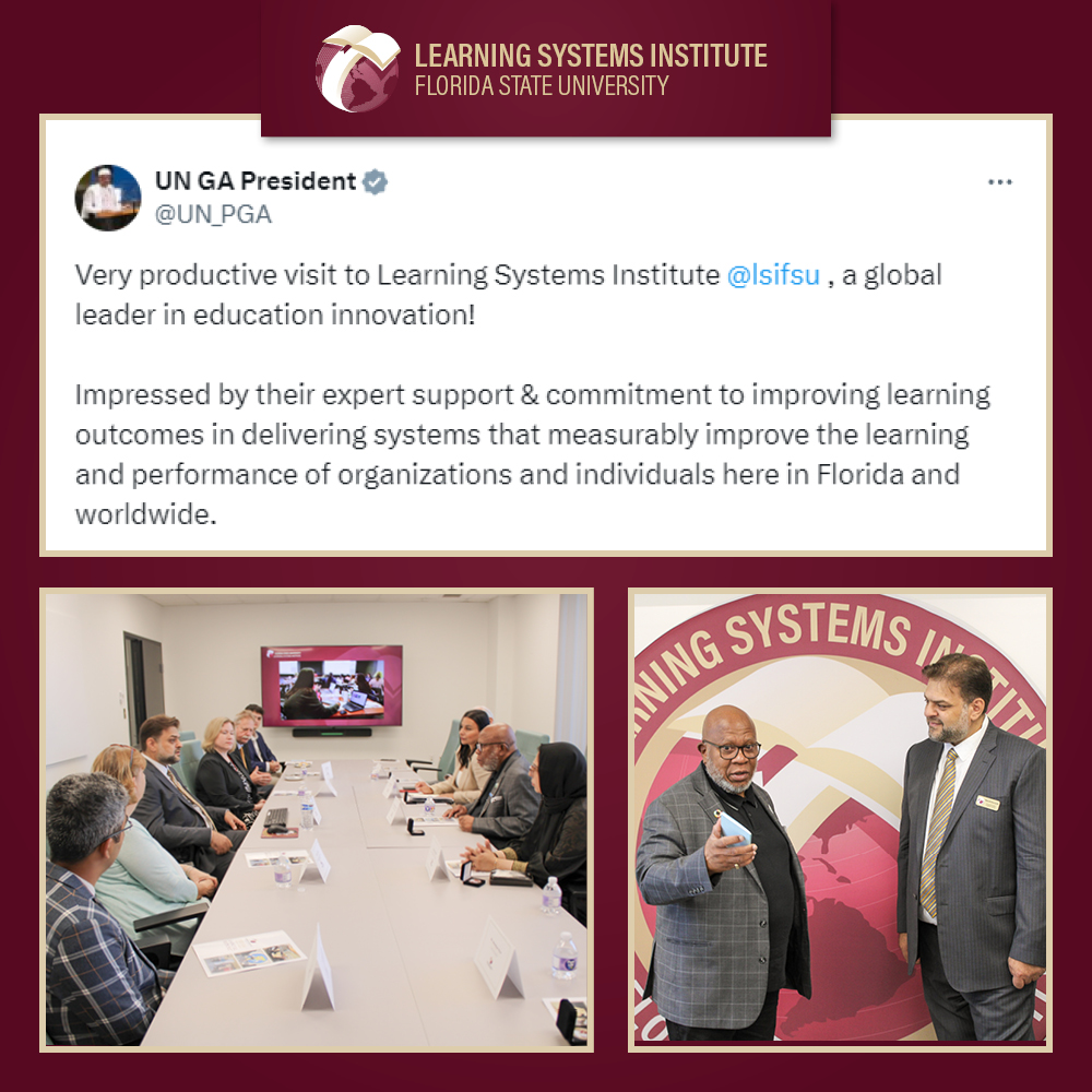 Learning Systems Institute FSU tweet media